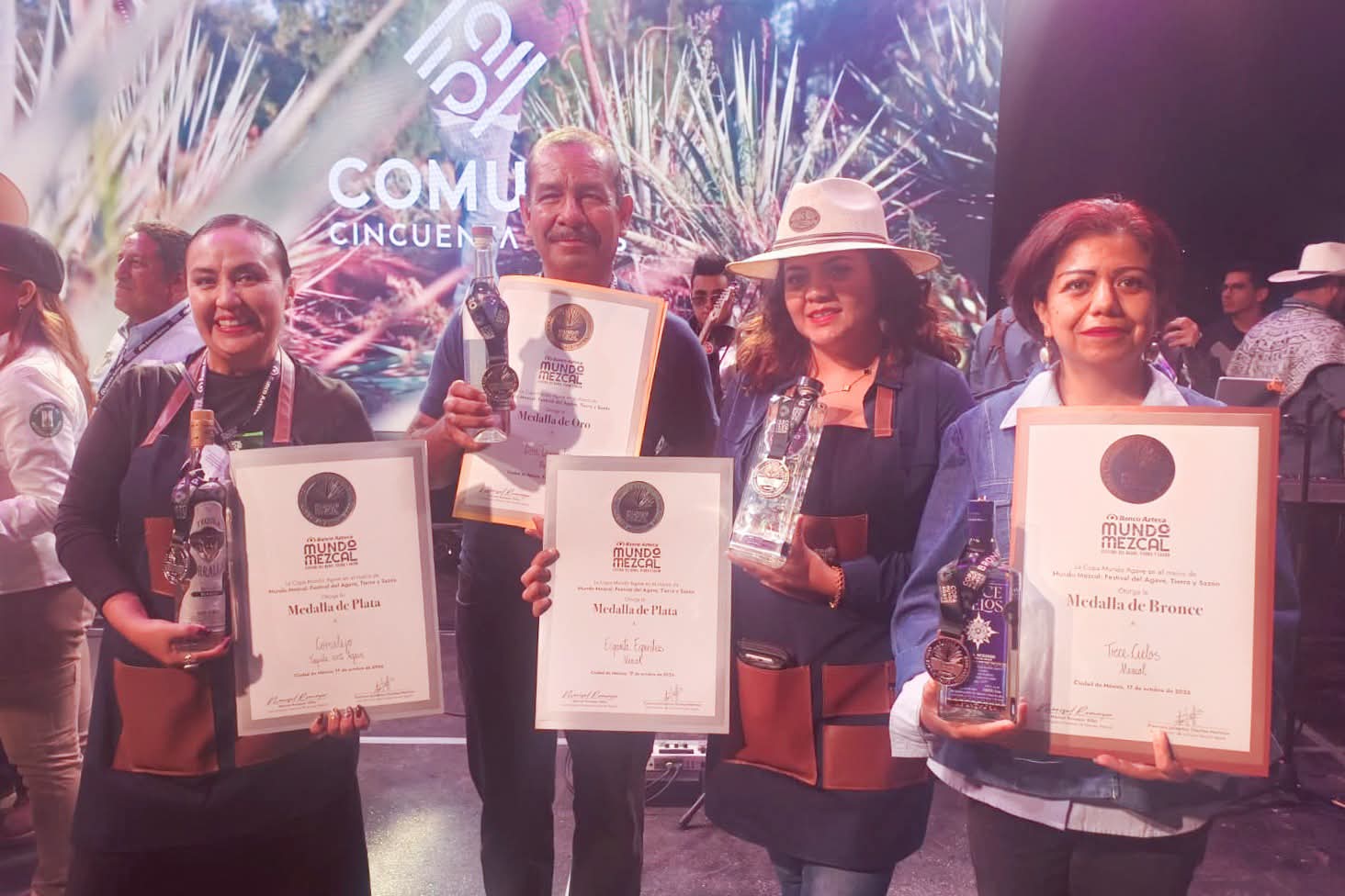 Guanajuato destaca con medallas en 2da edición de Mundo Mezcal