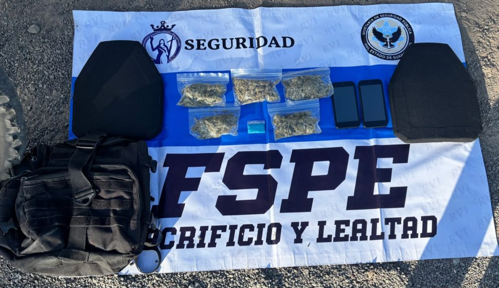Guanajuato: Detienen a tres por armas y drogas en dos municipios