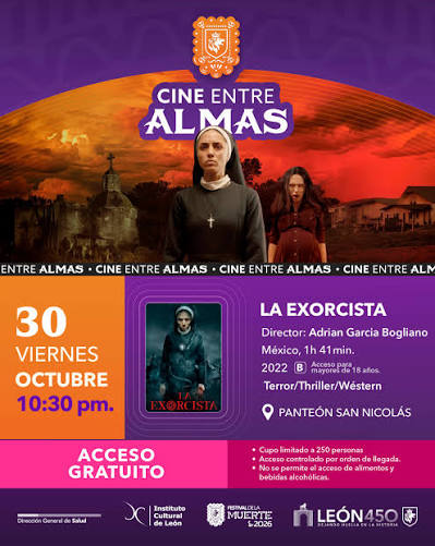 Cine entre almas 2026 León