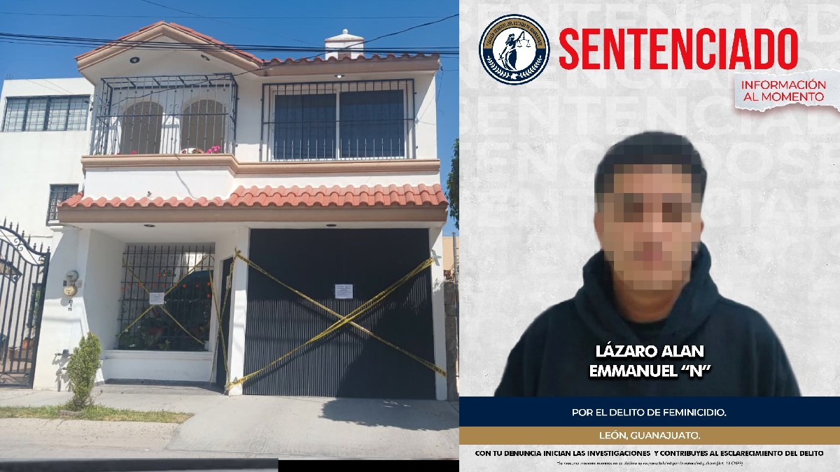 Lázaro Alan Emmanuel, 26 años, condenado por el asesinato de su madre en León