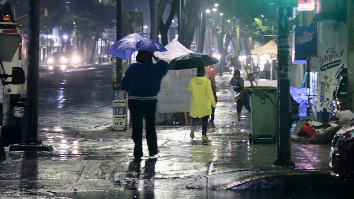 Lluvias intensas en León por el huracán Rachel y sus efectos