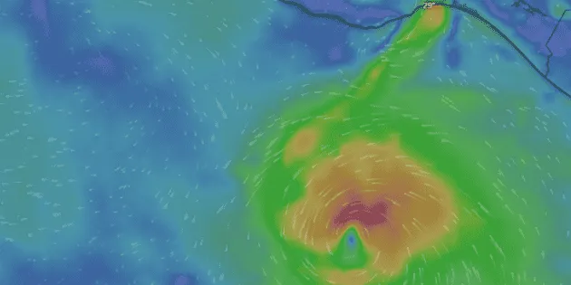 Mexicanos: Tormenta Trudy genera lluvias en el sureste del país