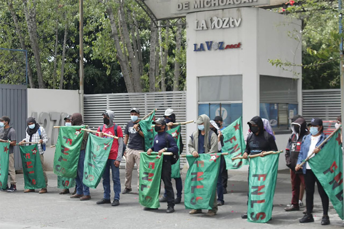 Morelia: FNLS reafirma su lucha por la plaza Melchor Ocampo