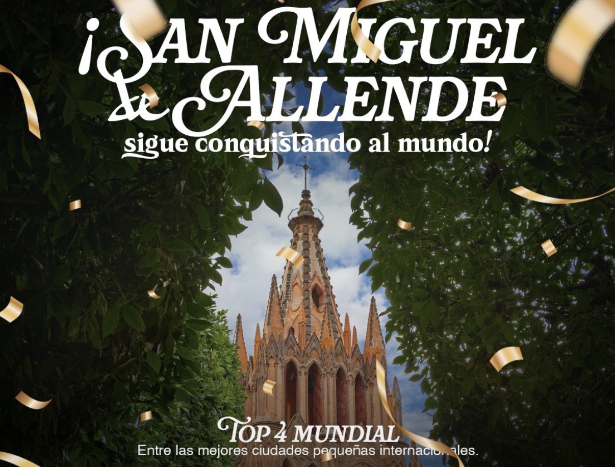San Miguel de Allende se posiciona como el cuarto mejor destino mundial