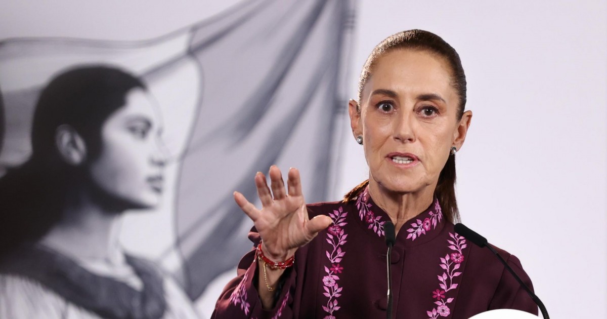 Sheinbaum replica a Velasco sobre Harfuch: "Mucha grilla"